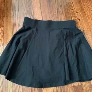 2 Black Circle Mini Skirts